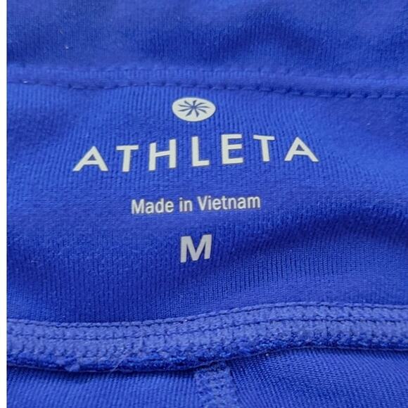 Athleta Leggings Womens Medium Ankle Side Pockets Athletic Sporty Workout Pants - Picture 10 of 12